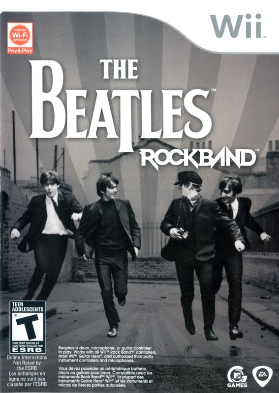 The Beatles: Rock Band box art for Wii
